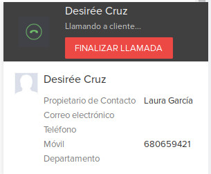 llamadas salientes