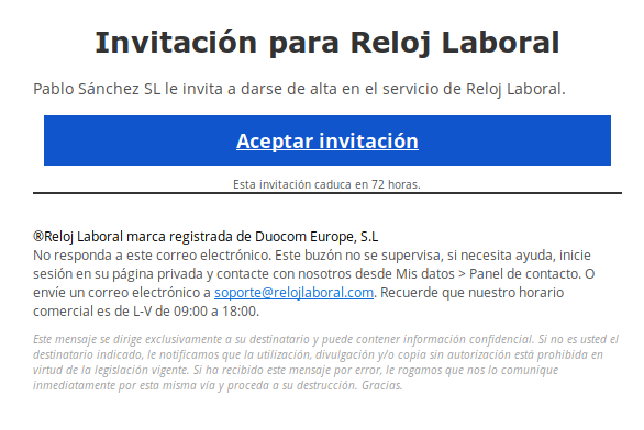 responsable y subadministrador